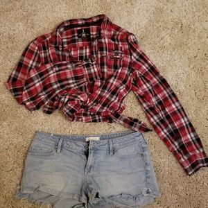 Plaid Button-Up